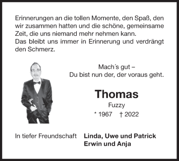 Traueranzeige von Thomas  von NWZ Neue Württembergische Zeitung
